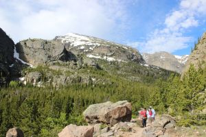The view on the Trail to Mills Lake